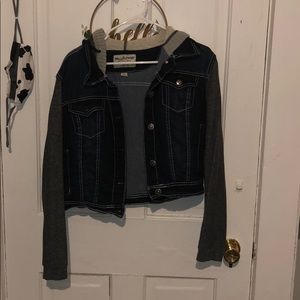 Jean Jacket with hood